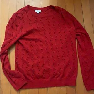 14th and Union knit Red sweater medium